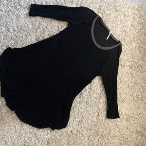 Free people essentials black shirt small